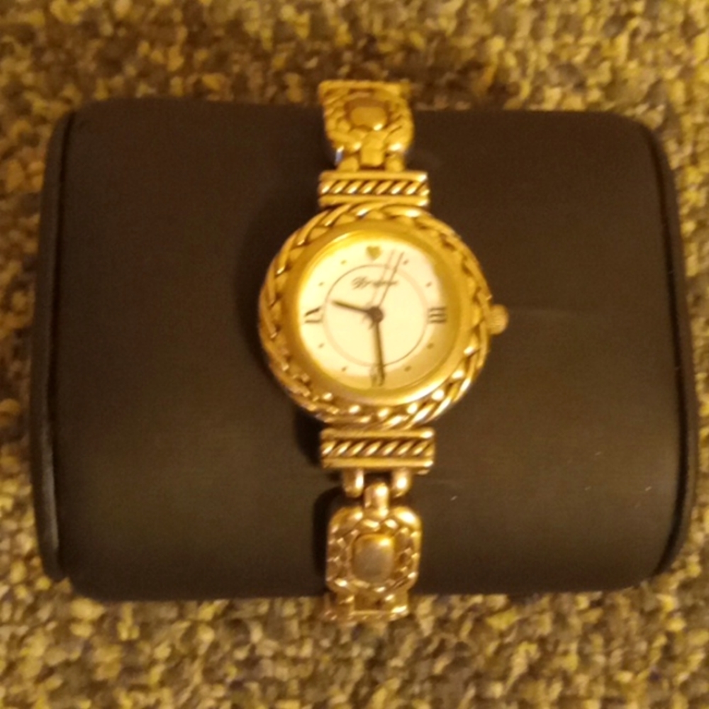 Brighton Vintage Nantucket women's silver tone watch